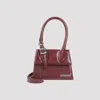 Jacquemus Le Chiquito Moyen Boucle Handbag In Burgundy