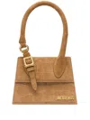 Jacquemus Medium Buckle Leather Crossbody Bag In Brown