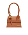 Jacquemus Le Chiquito Moyen Boucle Logo Plaque Tote Bag In Brown