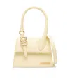 Jacquemus Chiquito Structured Top Handle Shoulder Bag In Nude