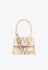 Jacquemus Beige Les Sculptures 'le Chiquito Moyen Boucle' Bag In Multicolor