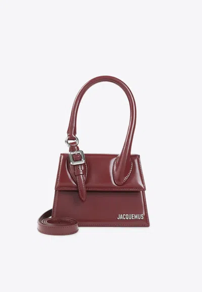 JACQUEMUS LE CHIQUITO MOYEN BOUCLE TOP HANDLE BAG