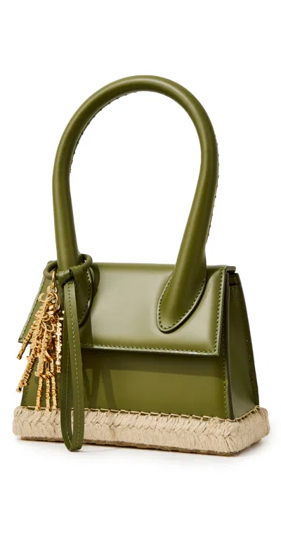 Jacquemus Le Chiquito Moyen Cordao Bag Khaki