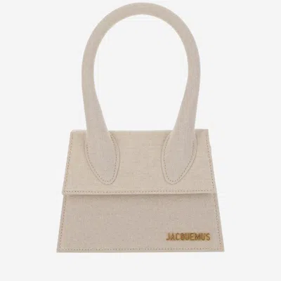 Jacquemus Le Chiquito Moyen Handbag In Beige