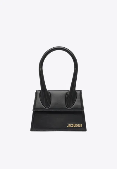 Jacquemus Le Chiquito Moyen Handbag In Black