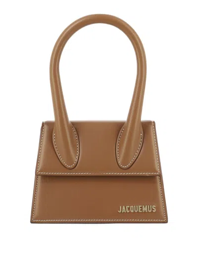Jacquemus "le Chiquito Moyen" Handbag In Brown