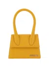 Jacquemus Le Chiquito Signature Mini Handbag In Dark Orange