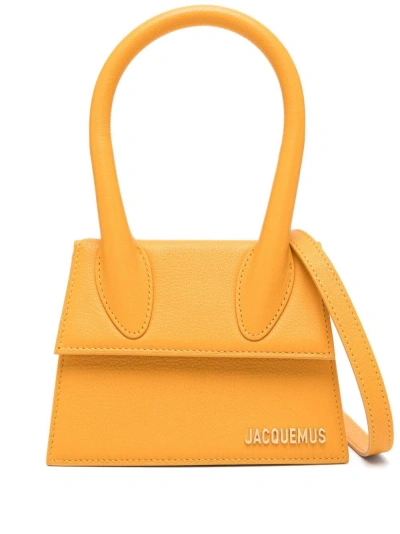 Jacquemus Le Chiquito Moyen Handbag In Yellow