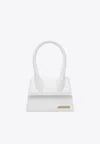 Jacquemus Women Le Chiquito Moyen Leather Bag In White