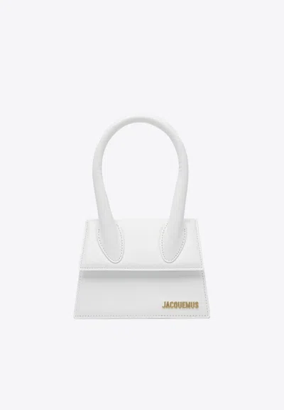 Jacquemus Le Chiquito Moyen Handbag In White