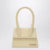 Jacquemus Le Chiquito Moyen Leather Handbag In Neutral