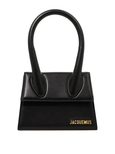 JACQUEMUS JACQUEMUS LE CHIQUITO MOYEN LEATHER HANDBAG