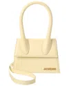 Jacquemus Le Chiquito Moyen Leather Shoulder Bag In Cream