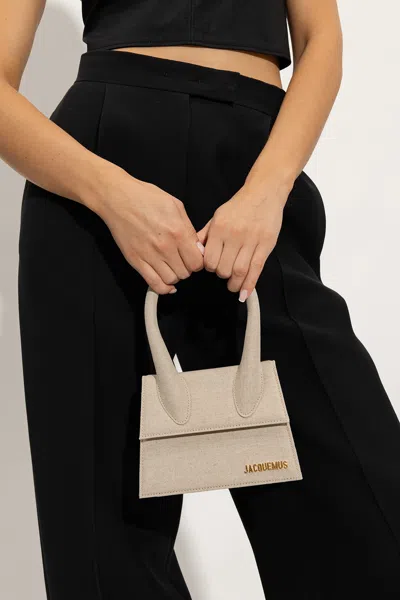 Jacquemus Le Chiquito Moyen Bag In Cream
