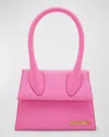 Jacquemus Le Grand Chiquito Bag In Neon Pink