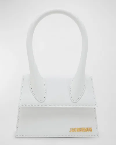 Jacquemus Le Chiquito Moyen Top-handle Bag In White