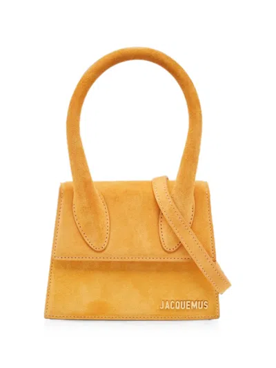 Pre-owned Jacquemus Le Chiquito Moyen Top Handle Bag In Yellow