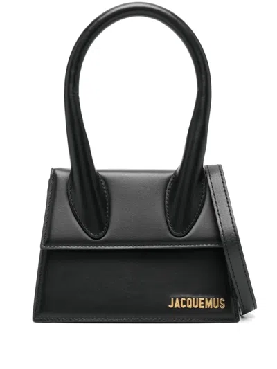 Pre-owned Jacquemus Le Chiquito Moyen Tote Bag In Black