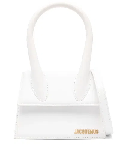 Pre-owned Jacquemus Le Chiquito Moyen Tote Bag In White