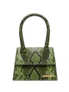 Jacquemus Le Chiquito Mini Python-embossed Leather Shoulder Bag