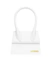 Jacquemus Women Le Chiquito Moyen Leather Bag In White