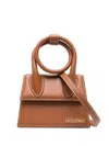 Jacquemus Le Chiquito Neud Top-handle Bag In Braun
