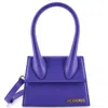 Jacquemus Le Chiquito Moyen Top-handle Bag In Purple