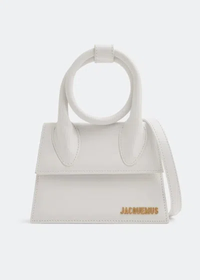 Jacquemus Le Chiquito Noeud Bag White