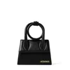 Jacquemus 'le Chiquito Noeud' Black Crossbody Bag With Logo Detail In Black