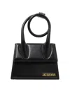 Jacquemus 'le Chiquito Noeud' Black Crossbody Bag With Logo Detail