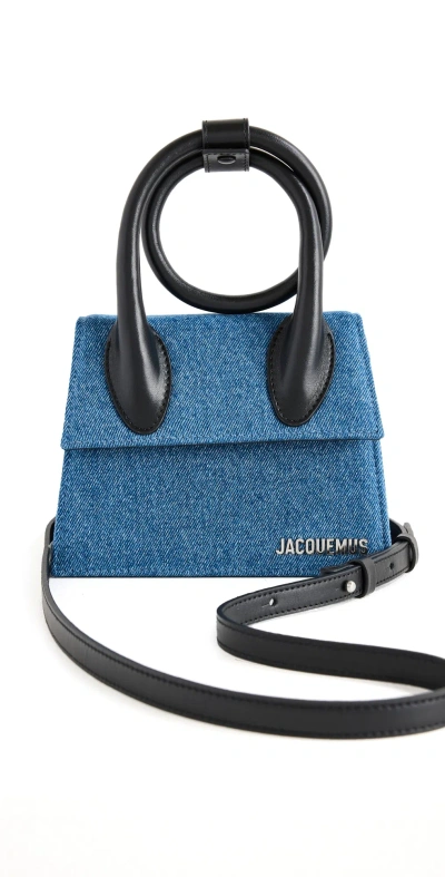 Jacquemus Le Chiquito Noeud In Blue