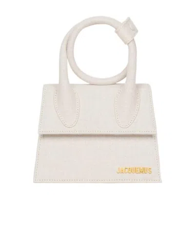 JACQUEMUS LE CHIQUITO NOEUD CANVAS TOTE BAG