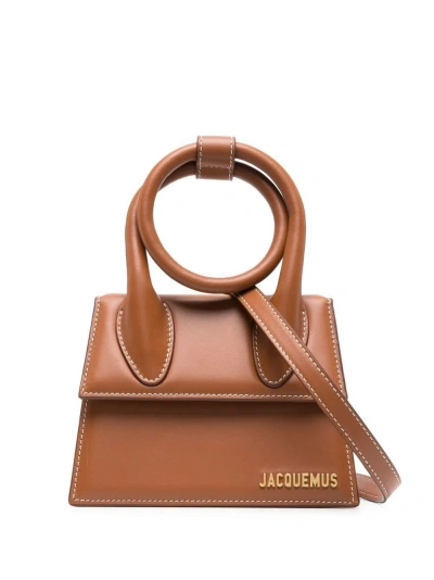 Jacquemus Le Chiquito Noeud Handbag In Brown