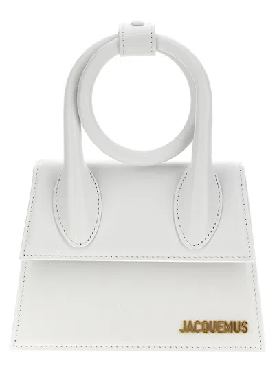 Jacquemus White Le Chiquito Noeud Crossbody Bag