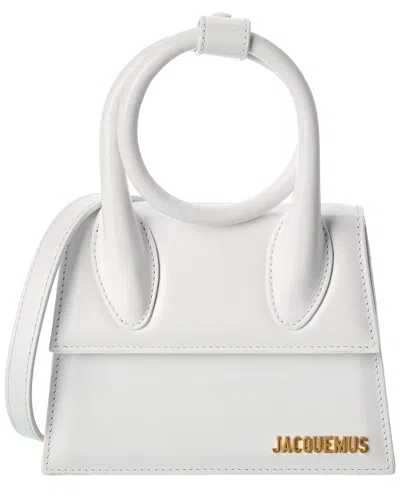 Jacquemus White Le Chiquito Noeud Crossbody Bag