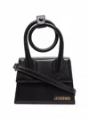 Jacquemus 'le Chiquito Noeud' Black Crossbody Bag With Logo Detail