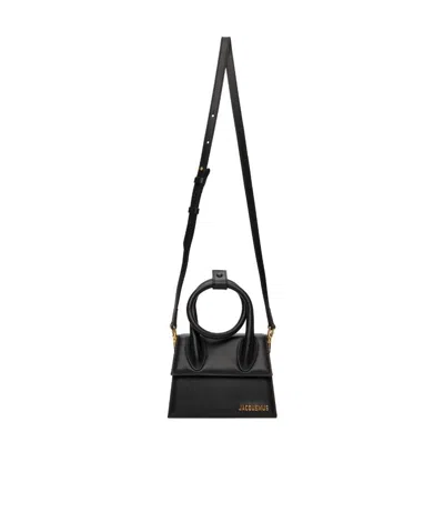 Jacquemus Le Chiquito Noeud Mini Bag In Black