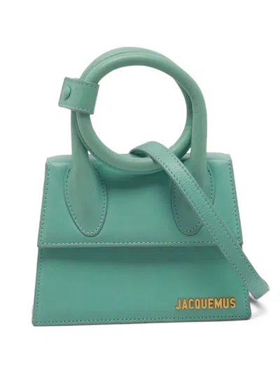 Pre-owned Jacquemus Le Chiquito Noeud Satchel Bag In Green