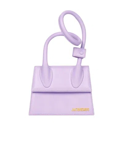 Jacquemus Le Chiquito Nœud Tote Bag In Purple