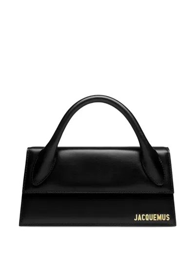 Jacquemus Shoulder Bags With Detachable Strap And Top Handle In Black