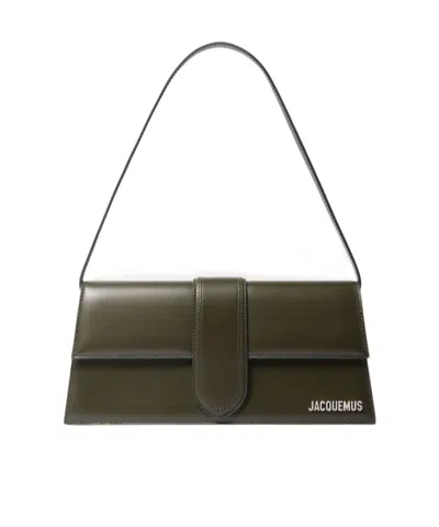 Jacquemus Le Chouchou Leather Flap Shoulder Bag In Brown
