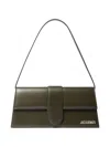 Jacquemus Le Chouchou Leather Flap Shoulder Bag In Green