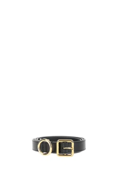 Jacquemus Le Ceinture Regalo Leather Belt In Black