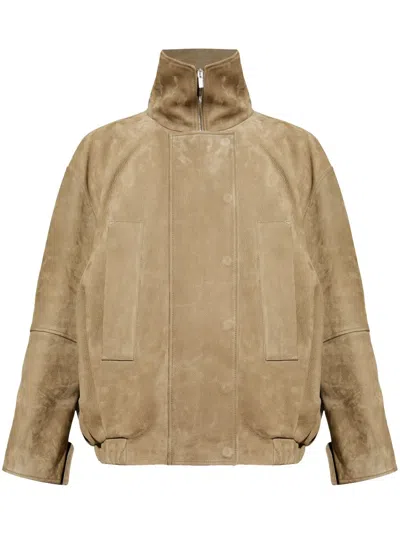 JACQUEMUS LE CIRO LEATHER JACKET