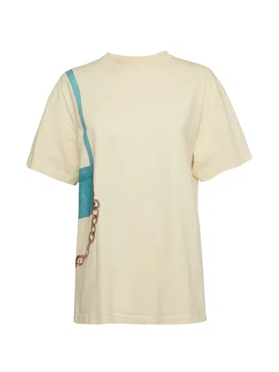 Pre-owned Jacquemus Le Ciuciu Graphic-print T-shirt In Neutrals