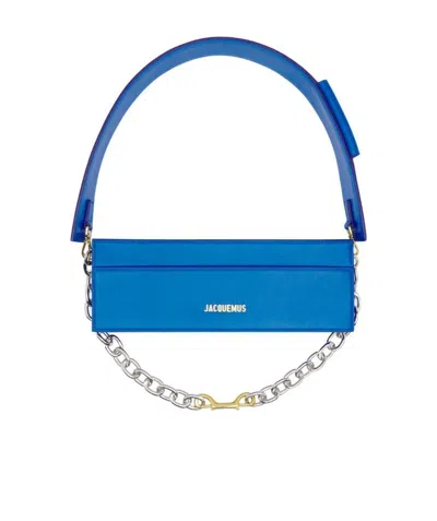 Jacquemus Le Ciuciu Logo Handbag In Blue