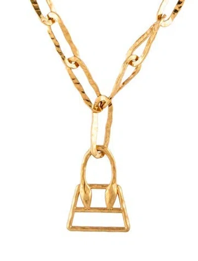 Pre-owned Jacquemus Le Collier Chiquita Pendant Necklace, 18" In Multicolor