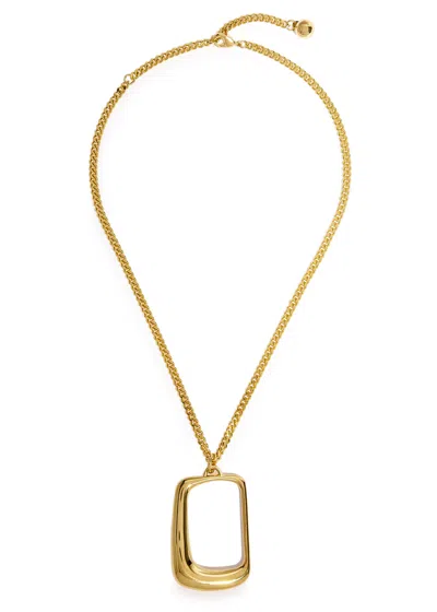 Jacquemus Le Collier Ovalo Necklace In Gold