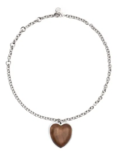 Jacquemus Le Collier Pietra Necklace In Silver