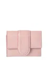 JACQUEMUS JACQUEMUS LE COMPACT BAMBINO LEATHER FRENCH WALLET